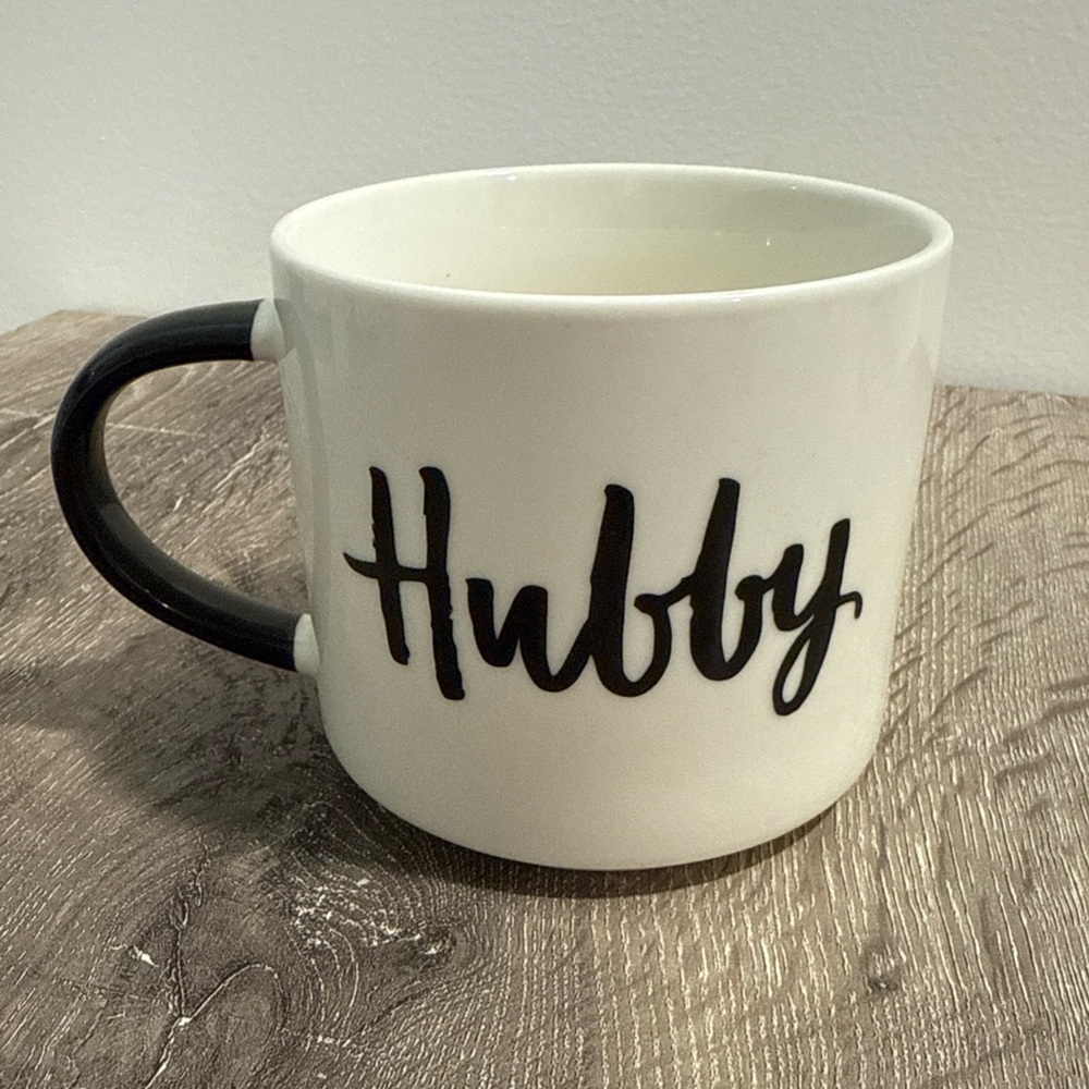 Hubby Mug - Black and White